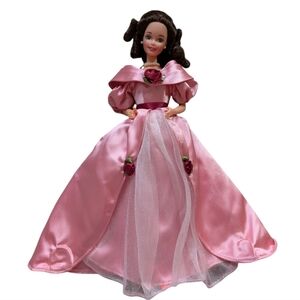 Mattel Sweet Valentine Barbie 1995 Vintage Special Edition Pink Gown Collectible